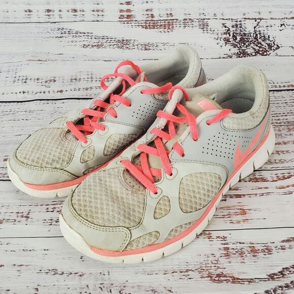 Nike Flex Gray Pink Running Shoes 512108-004 Women's Athletic Sneakers Size 7.5 - Picture 3 of 9